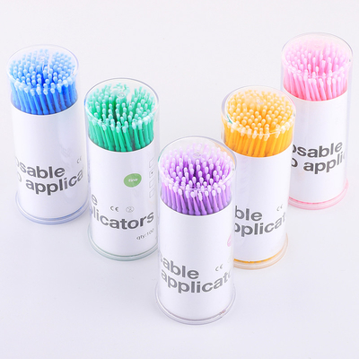 Microbrush Applicator ใช้แล้วทิ้ง Eye Lashes มาสคาร่าสำหรับต่อขนตา