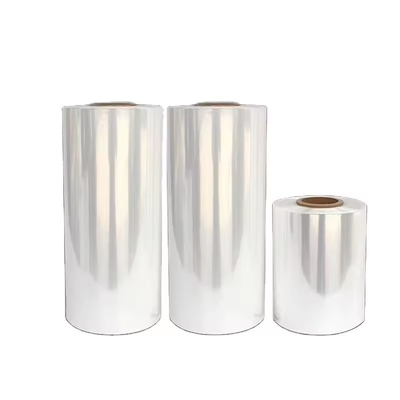 พิมพ์ตามสั่ง PVC Polyolefin Pof PET PE หนังลดความร้อน ลดความหนา หนังม้วนกล่องสําหรับขวด