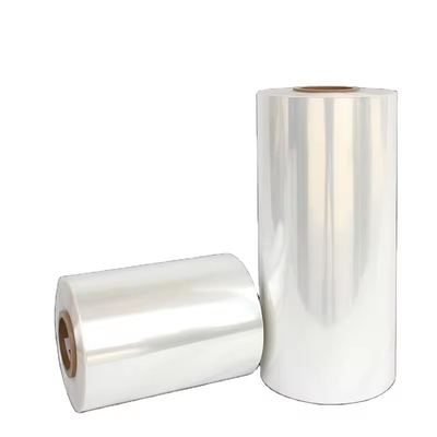 พิมพ์ตามสั่ง PVC Polyolefin Pof PET PE หนังลดความร้อน ลดความหนา หนังม้วนกล่องสําหรับขวด