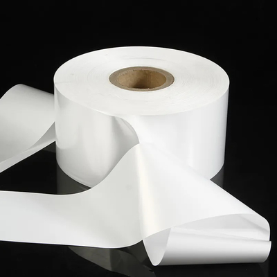 ความทนทานต่อน้ําตา Pearl White หัวหอมปิด BOPP หนังหินหอม Packaging Flexible Packaging Soft Plastic Film อาหารการบรรจุ