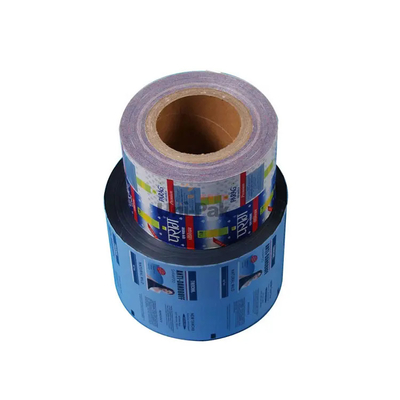 พิมพ์อัตโนมัติ PETG Sleeve Shrinking Labeling Pet Shrink Pvc Food Wrap Film กระป๋องน้ําเครื่องดื่ม