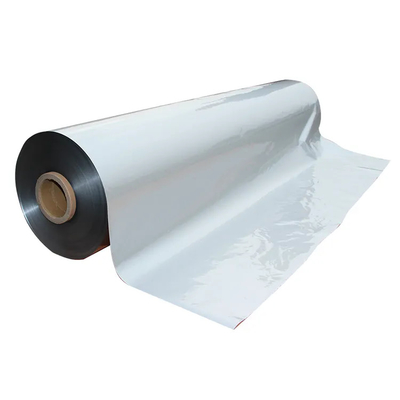 12u ผิวเคลือบขาว โพลีเอธิลีน PE โลหะ PET ผนังอาหาร Soft Petg ผนังเงินกระจกกระจก