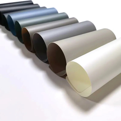 0.25 มม สีแข็ง สีสูงกระจ่างอ่อนสัมผัส พลาสติก PETG PET กระดาษเฟอร์นิเจอร์กระดาษ ผงหนังป้องกันสําหรับการละเมิด