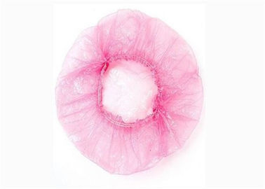 สีสันหมวกหัวทิ้งหมวกอาบน้ำพลาสติกทิ้งใช้เพียงครั้งเดียว