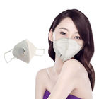 Antibacterial พับ FFP2 Mask ที่ระบายอากาศได้สำหรับงานก่อสร้าง / การขุด