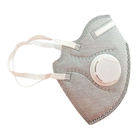 Antibacterial พับ FFP2 Mask ที่ระบายอากาศได้สำหรับงานก่อสร้าง / การขุด