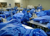 กระดุมแป๊ก PP Disposable Lab Coat with Cotton Cuff 115x137cm