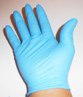 Blue Dispsoable Examination ถุงมือไนไตรฟรี 12 นิ้วสำหรับใช้ในทางการแพทย์