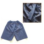 Nonwoven 45g Disposable Medical Gowns กางเกง Colonoscopy แบบใช้แล้วทิ้งสีน้ำเงินเข้ม