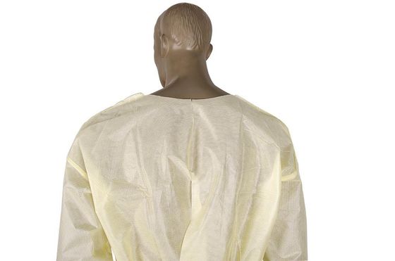 Unisex Non Woven Disposable Medical Gowns 30g-60g อุตสาหกรรมอาหาร